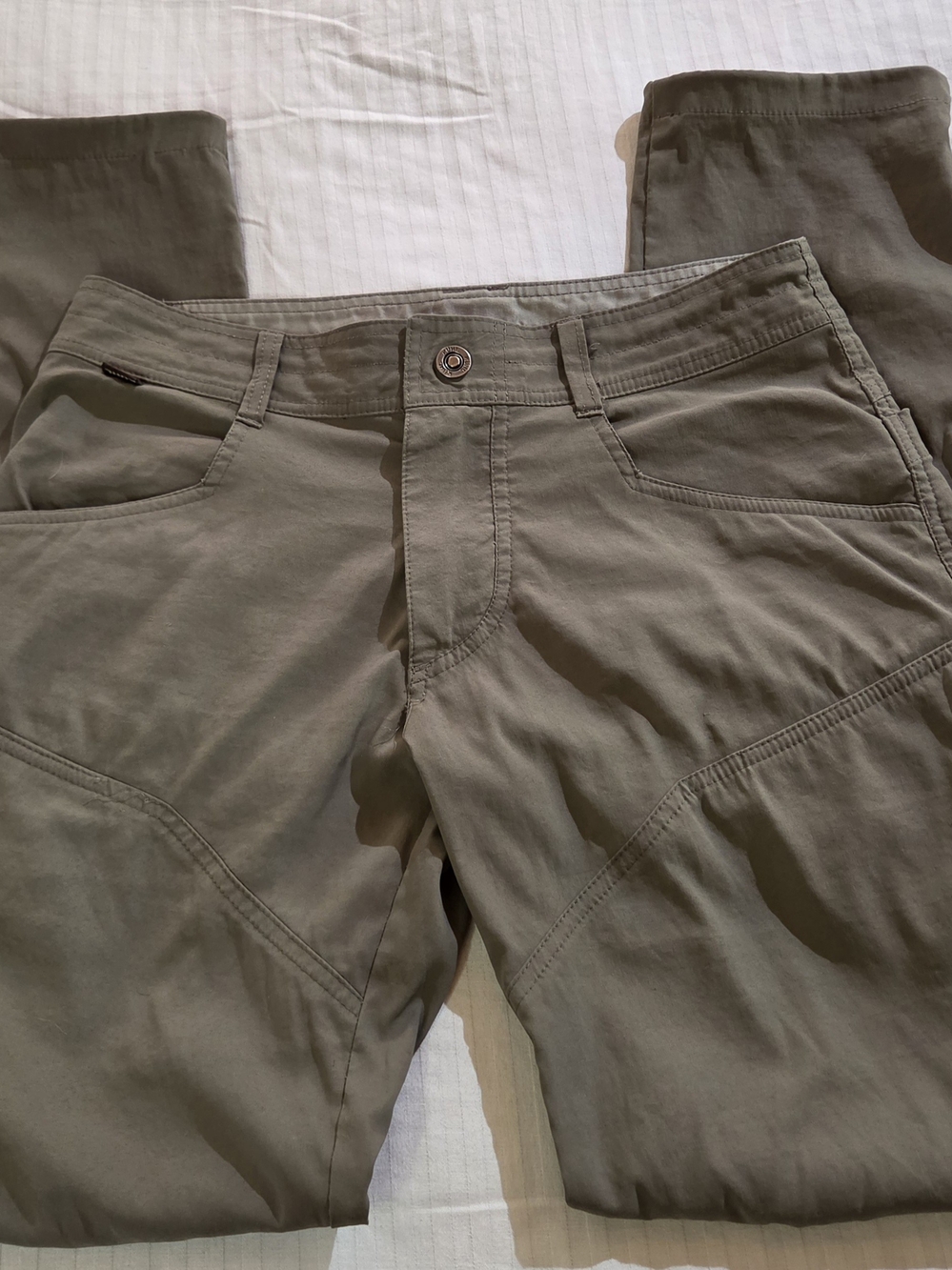 Kuhl Mens Pants Army Green Straight Leg Size W30 L32